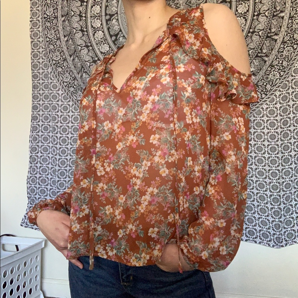 Flower Print Blouse